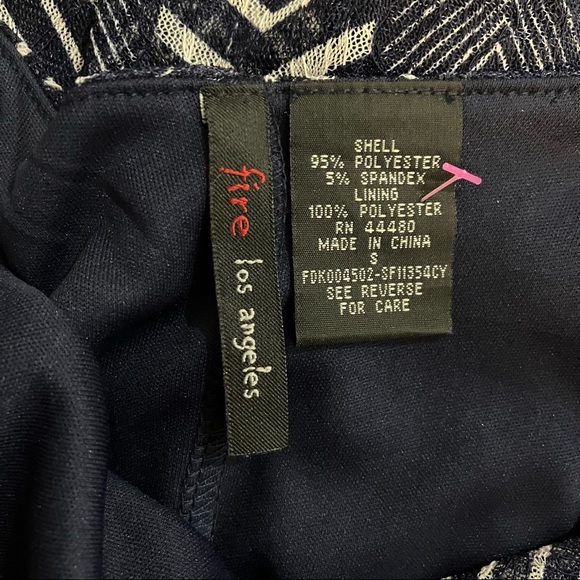 Fire LA | mini blue dress with open back - Picture 8 of 9